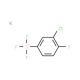 Potassium (3-chloro-4-fluorophenyl)trifluoroborate (CAS 850623-59-5) - chemical structure image