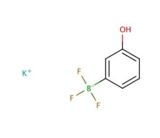Potassium 3-hydroxyphenyltrifluoroborate (CAS 871231-45-7) - chemical structure image