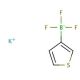 Potassium 3-thiophenetrifluoroborate (CAS 192863-37-9) - chemical structure image