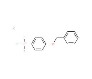 Potassium (4-benzyloxyphenyl)trifluoroborate (CAS 850623-47-1) - chemical structure image