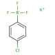 Potassium 4-chlorophenyltrifluoroborate (CAS 661465-44-7) - chemical structure image