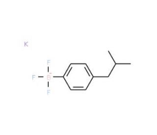 Potassium (4-isobutylphenyl)trifluoroborate (CAS 850623-66-4) - chemical structure image