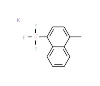 Potassium (4-methyl-1-naphthalene)trifluoroborate (CAS 850623-55-1) - chemical structure image