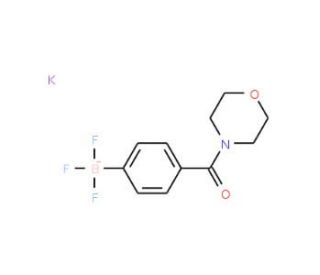 Potassium 4-(morpholine-4-carbonyl)phenyltrifluoroborate - chemical structure image