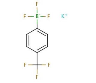 Potassium 4-(trifluoromethyl)phenyltrifluoroborate (CAS 166328-08-1) - chemical structure image