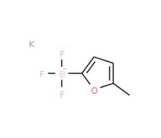Potassium 5-methylfuran-2-trifluoroborate (CAS 1111213-54-7) - chemical structure image