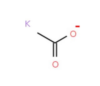 Potassium acetate solution, 5M (CAS 127-08-2) - chemical structure image