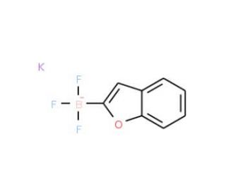 Potassium benzofuran-2-yltrifluoroborate (CAS 929626-27-7) - chemical structure image