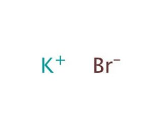 Potassium bromide (CAS 7758-02-3) - chemical structure image