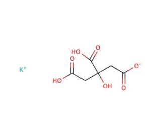Potassium citrate monobasic (CAS 866-83-1) - chemical structure image