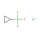 Potassium cyclopropyltrifluoroborate (CAS 1065010-87-8) - chemical structure image