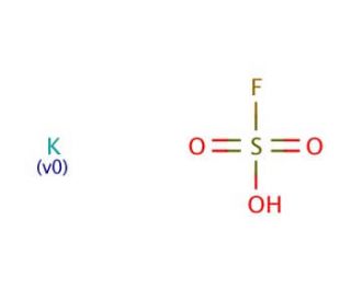 Potassium fluorosulfate (CAS 13455-22-6) - chemical structure image