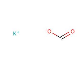 Potassium formate (CAS 590-29-4) - chemical structure image
