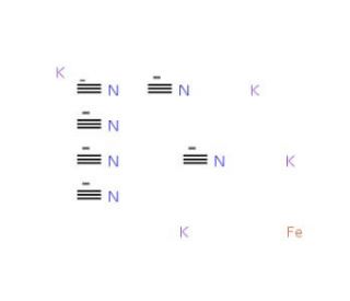 Potassium hexacyanoferrate(II), 0.1N Standardized Solution (CAS 13943-58-3) - chemical structure image