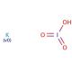 Potassium hydrogen diiodate 的分子结构, CAS编号: 13455-24-8 Potassium hydrogen diiodate (CAS 13455-24-8) - chemical structure image