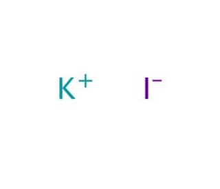 Potassium iodide (CAS 7681-11-0) - chemical structure image