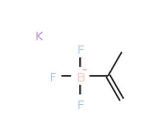 Potassium isopropenyltrifluoroborate (CAS 395083-14-4) - chemical structure image