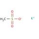 Potassium methanesulfonate (CAS 2386-56-3) - chemical structure image