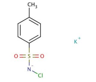 Potassium N-chloro-p-toluenesulfonamide (CAS 125069-32-1) - chemical structure image