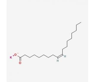 Potassium oleate (CAS 143-18-0) - chemical structure image