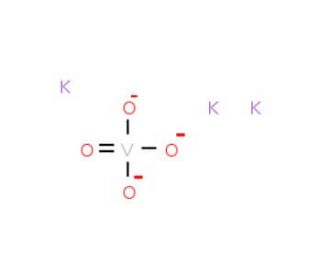 Potassium orthovanadate (CAS 14293-78-8) - chemical structure image