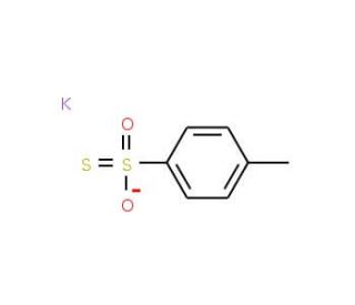 Potassium p-toluenethiosulfonate (CAS 28519-50-8) - chemical structure image