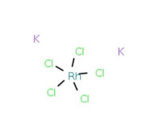 Potassium pentachlororhodate(III), Rh 28.2% min - chemical structure image