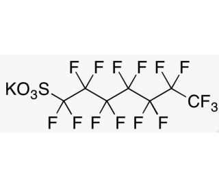 Potassium Perfluoroheptanesulfonate (CAS 60270-55-5) - chemical structure image