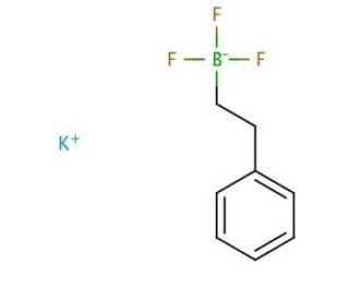 Potassium phenethyltrifluoroborate (CAS 329976-74-1) - chemical structure image