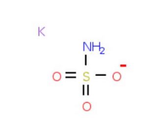 Potassium sulfamate (CAS 13823-50-2) - chemical structure image