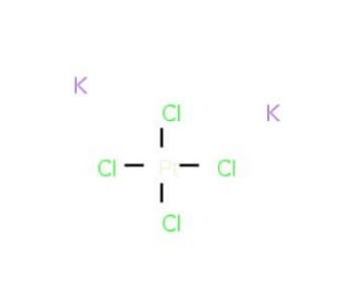 Potassium tetrachloroplatinate (II) (CAS 10025-99-7) - chemical structure image