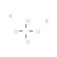 Potassium tetrachloroplatinate (II) (CAS 10025-99-7) - chemical structure image