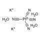 Potassium tetracyanoplatinate(II) trihydrate (CAS 14323-36-5) - chemical structure image