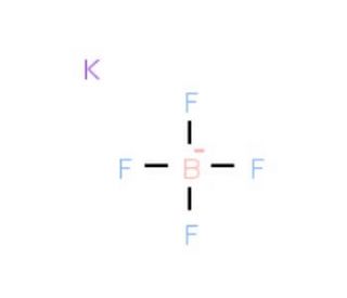 Potassium tetrafluoroborate (CAS 14075-53-7) - chemical structure image