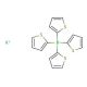 Potassium tetrakis(2-thienyl)borate (CAS 184362-33-2) - chemical structure image