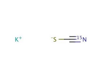 Potassium thiocyanate-<sup>15</sup>N (CAS 160350-71-0) - chemical structure image