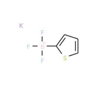 Potassium thiophene-2-trifluoroborate (CAS 906674-55-3) - chemical structure image