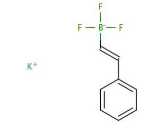 Potassium trans-styryltrifluoroborate (CAS 201852-49-5) - chemical structure image