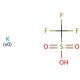 Potassium trifluoromethanesulfonate (CAS 2926-27-4) - chemical structure image