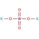 Potassium tungstate (CAS 7790-60-5) - chemical structure image