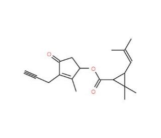 Prallethrin (CAS 23031-36-9) - chemical structure image