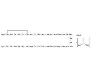 Pramlintide Acetate (CAS 196078-30-5) - chemical structure image