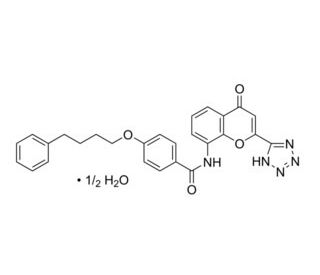 Pranlukast hemihydrate (CAS 150821-03-7) - chemical structure image