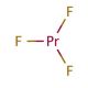 Praseodymium(III) fluoride (CAS 13709-46-1) - chemical structure image