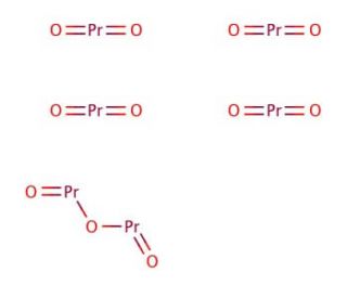 Praseodymium(III,IV) oxide (CAS 12037-29-5) - chemical structure image