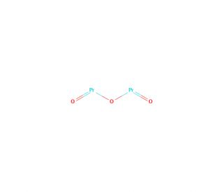 Praseodymium(III) oxide (CAS 12036-32-7) - chemical structure image