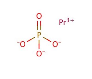 Praseodymium(III) phosphate (CAS 14298-31-8) - chemical structure image