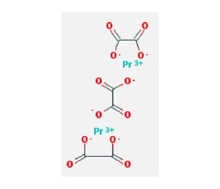 Praseodymium Oxalate Decahydrate (CAS 24992-60-7) - chemical structure image