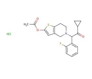 Prasugrel Hydrochloride (CAS 389574-19-0) - chemical structure image