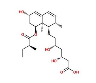 Pravastatin (CAS 1245536-76-8) - chemical structure image
